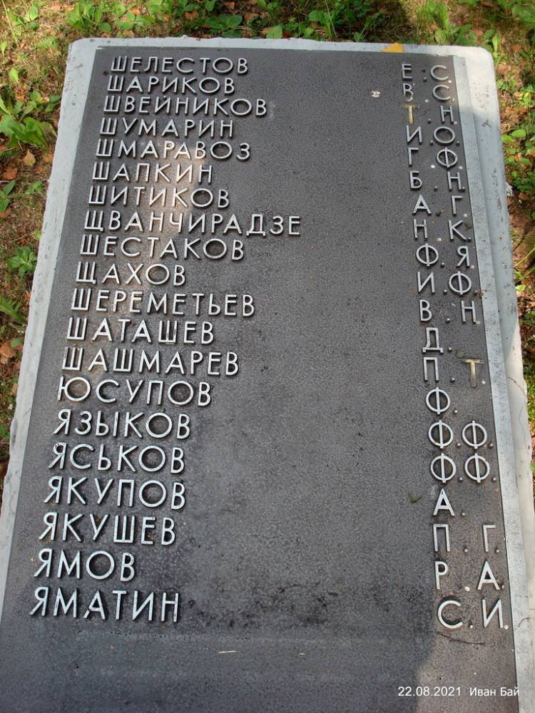  Ковали, деревня (Долгопольский сельсовет). Фамилии захороненых
