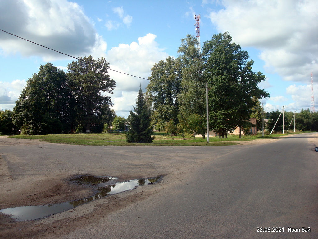  Mishnevichi, village (Mišnievicki rural council). Улица в Мишневичах