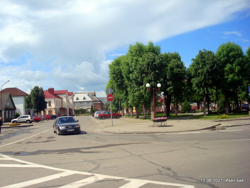  Oszmiana, miasto   (   ). Улица в Ошмянах