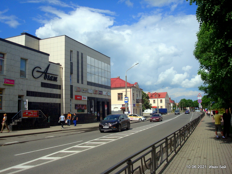  Oszmiana, miasto   (   ). Улица в городе