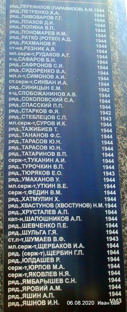  Віцебск, горад ( ). Братская могила на Тереспольской улице