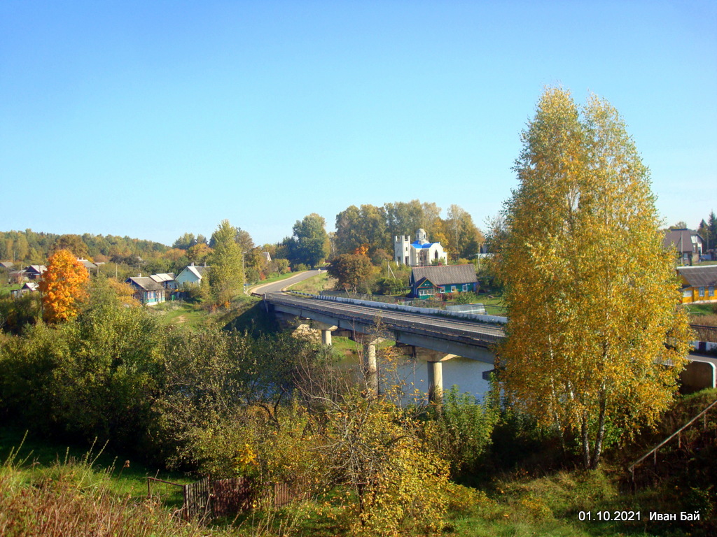  Варонічы, вёска (Вароніцкі сельсавет). Вид на Вороничи