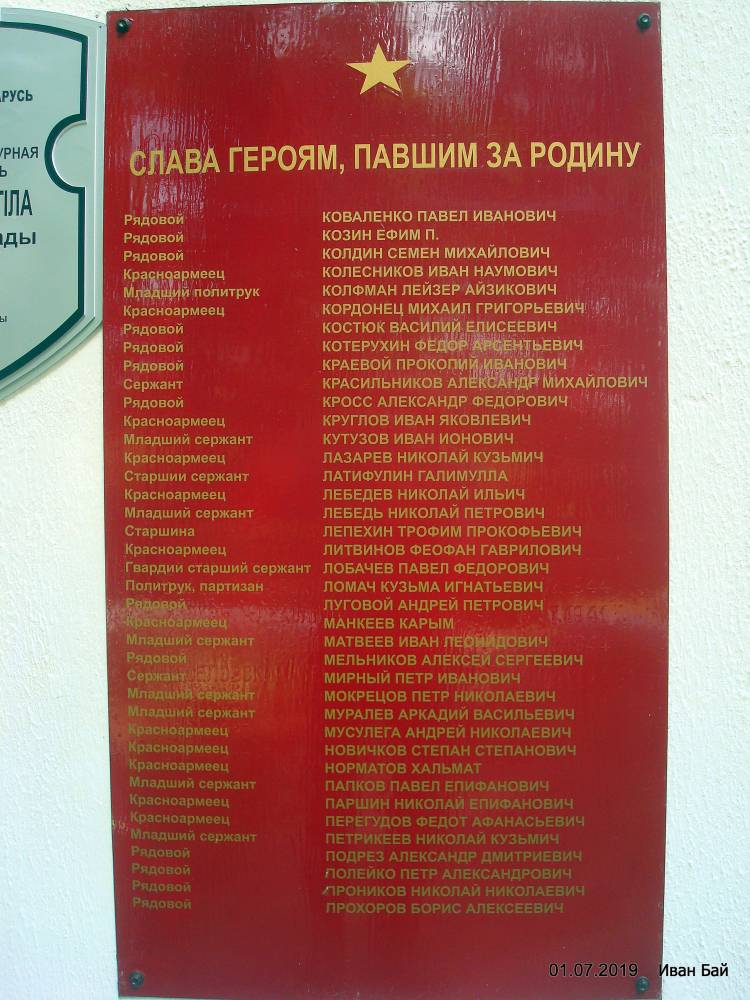  Воропаево, городской посёлок ( ). 