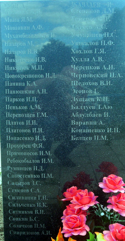  Заложье, деревня (Радомльский сельсовет). Фамилии захороненных
