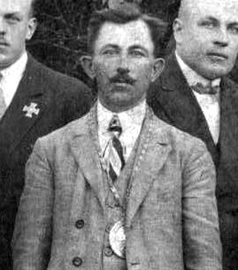  Духаўляны, вёска (Вярэйкаўскі сельсавет). Mój dziadek Adolf Kublicki lata 20