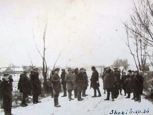 Skoki, wieś (Motykały sielsowiet). Skoki. 6.XII 1936