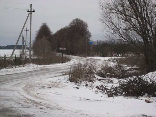  Kovaka, village (Vuhłoŭski rural council). Ковальчук Филипп Фёдорович<br><br>дорога на д.Пожарки