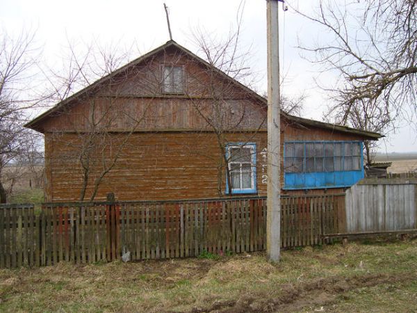  Kovaka, village (Vuhłoŭski rural council). дом семьи<br>Рыжик Ивана Александровича