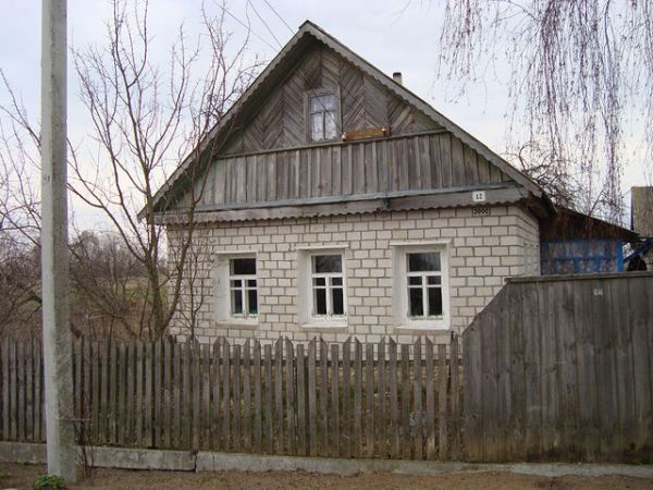 Kovaka, village (Vuhłoŭski rural council). дом семьи:<br>1. Рудабельского Игната Францевича<br>2. Павленок Александра Александровича<br>