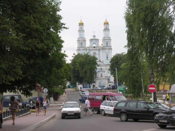  Глубокое, город ( ). Widok na cerkiew