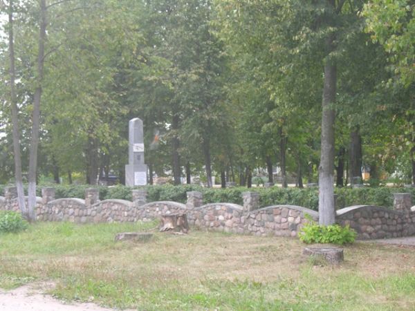  Глубокое, город ( ). Miejsce pamięci pomordowania glębockich Żydów