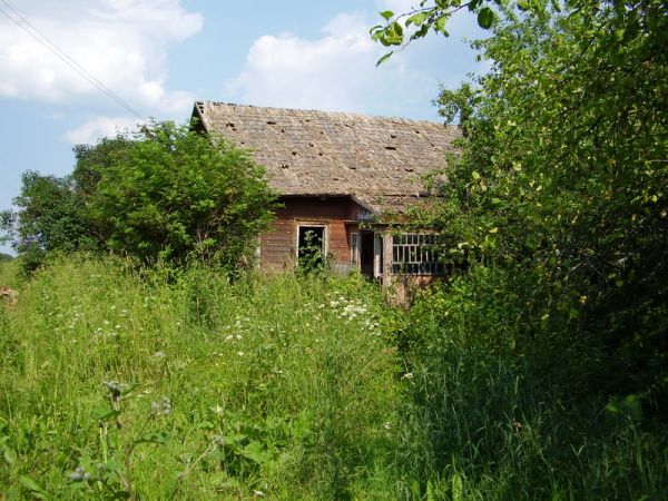  Sojczyno, chutor   (Jazno sielsowiet  ). 2009г. Дом Бахер Нины.