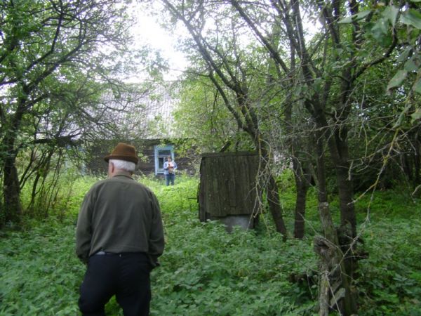  Luszniewo, village (Navamyski rural council). Дом на хуторе (сейчас никто не живет)