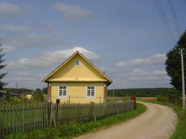  Skrejczany, village (Dziewieniszki rural commune). uroczy domek na początku wsi